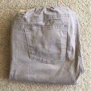 Grey maternity skinny pants